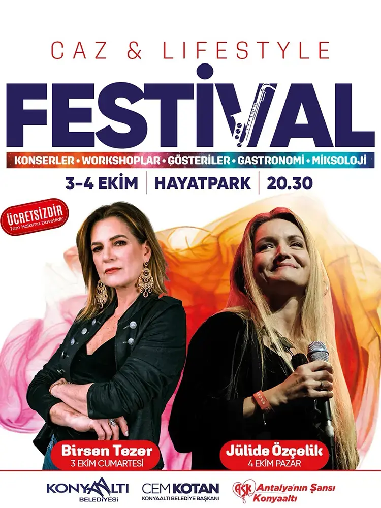 Konyaaltı Jazz & Lifestyle Festival posteri