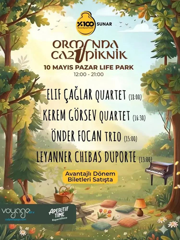 Ormanda Caz & Piknik posteri